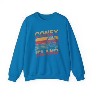 Coney Island New York Gildan Unisex Crewneck Sweatshirt
