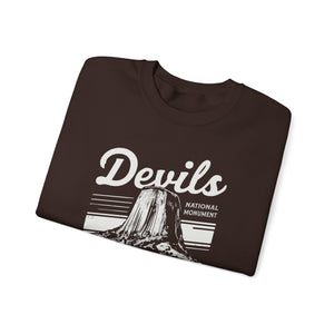 Devils Tower Wyoming Gildan Unisex Crewneck Sweatshirt