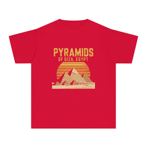 Pyramids of Giza Egypt Comfort Colors Youth Kids T-Shirt