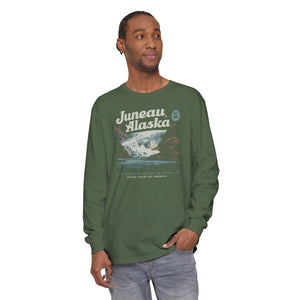 Juneau Alaska Comfort Colors Unisex Long Sleeve T-Shirt