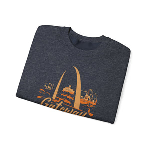 Gateway Arch National Park Missouri Gildan Unisex Crewneck Sweatshirt