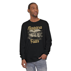 Niagara Falls New York Ontario Comfort Colors Unisex Long Sleeve T-Shirt