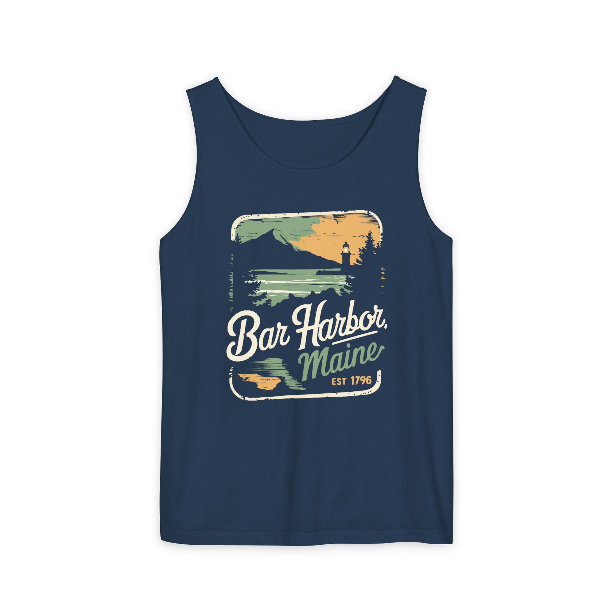 Bar Harbor Maine Comfort Colors Tank Top