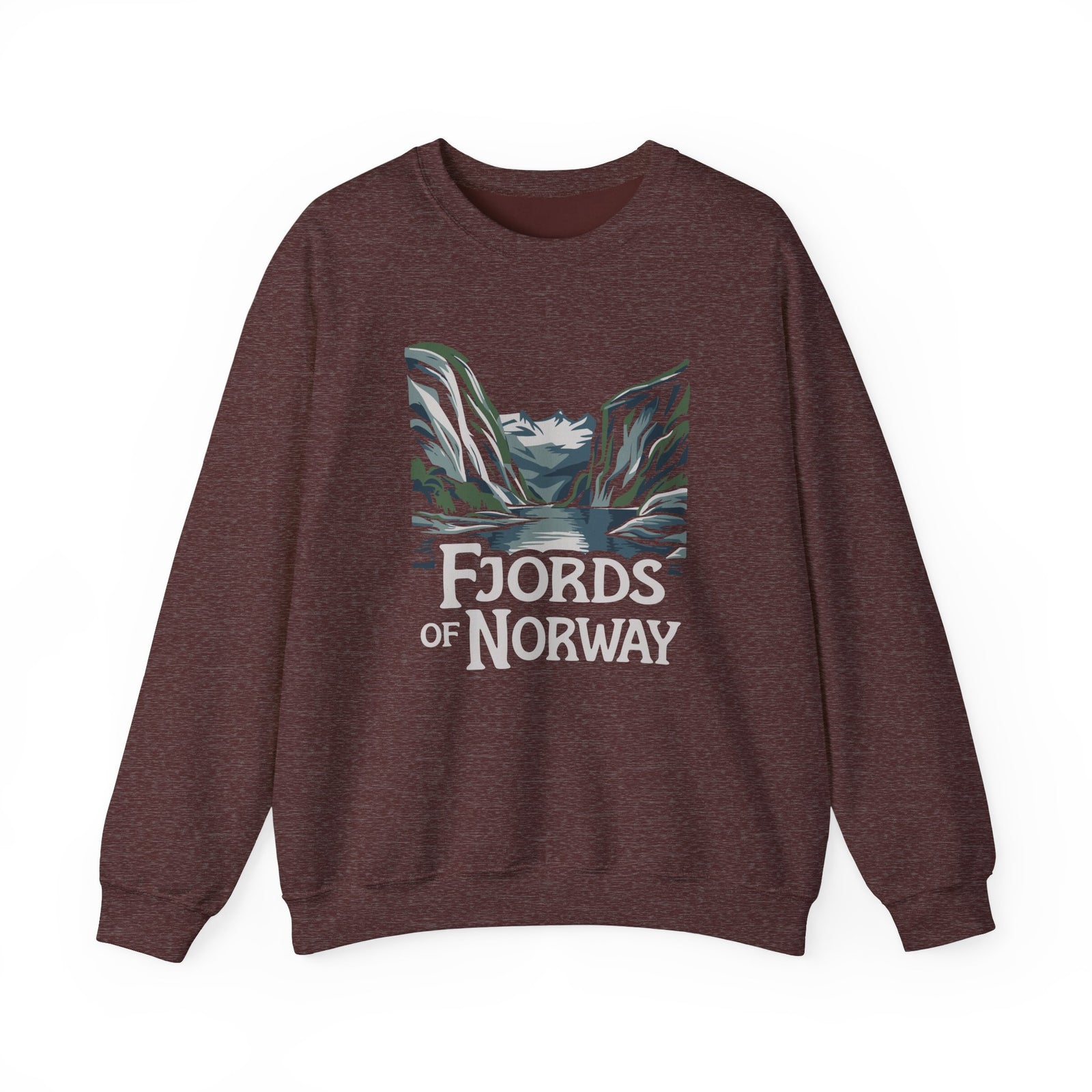 Fjords of Norway Gildan Unisex Crewneck Sweatshirt