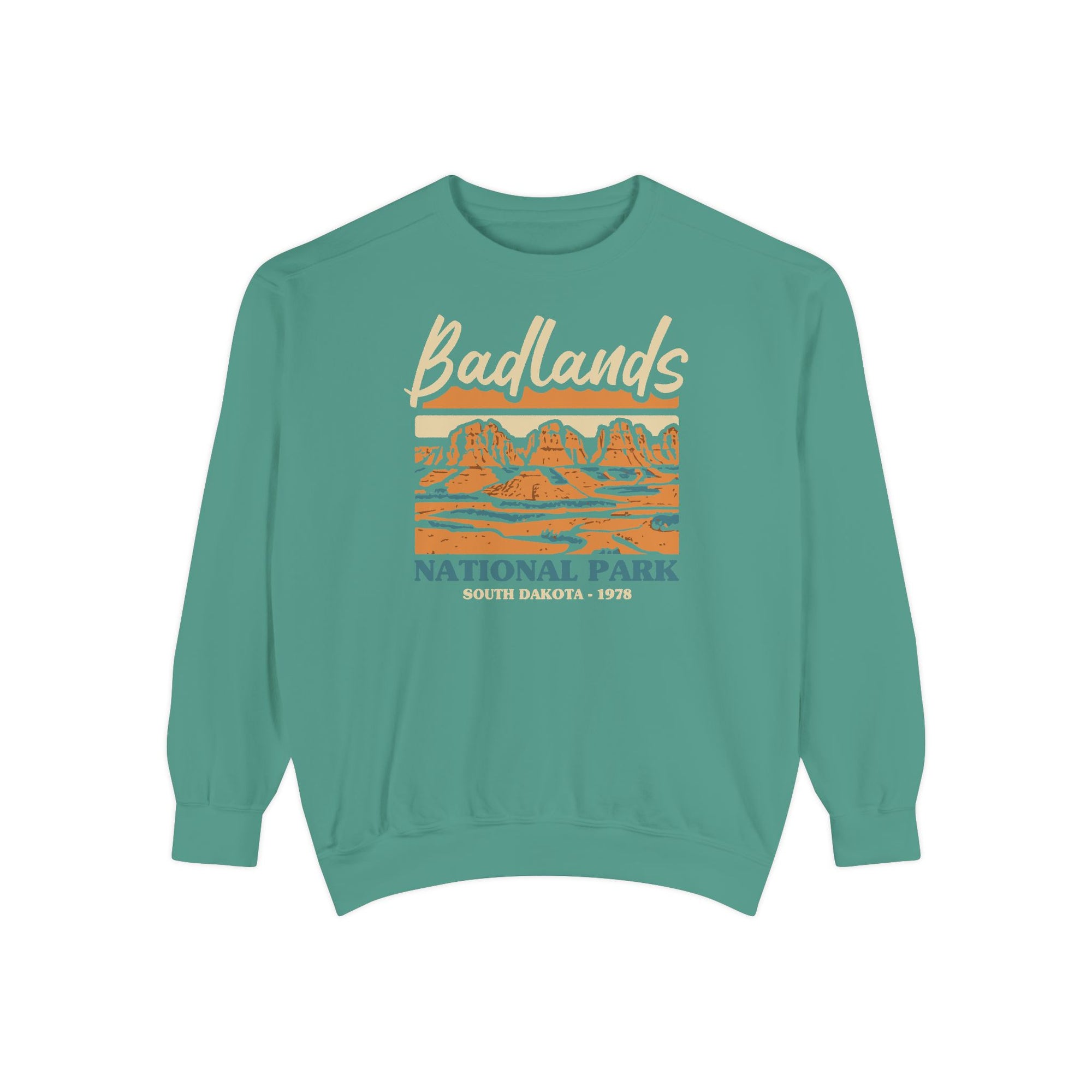 Badlands National Park South Dakota Comfort Colors Unisex Sweatshirt