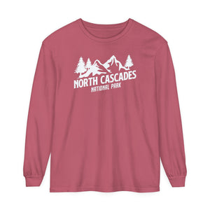 North Cascades National Park Washington Comfort Colors Unisex Long Sleeve T-Shirt