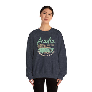 Acadia Maine Gildan Unisex Crewneck Sweatshirt