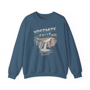 Yosemite Falls Yosemite National Park California Gildan Unisex Crewneck Sweatshirt