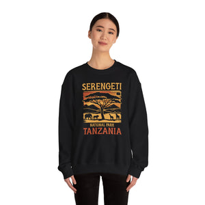 Serengeti Tanzania Gildan Unisex Crewneck Sweatshirt