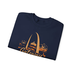 Gateway Arch National Park Missouri Gildan Unisex Crewneck Sweatshirt