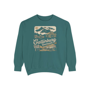 Gatlinburg Tennessee Great Smoky Mountains Comfort Colors Unisex Sweatshirt