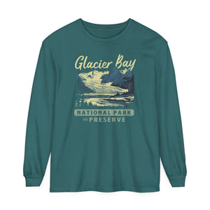 Glacier Bay National Park Alaska Comfort Colors Unisex Long Sleeve T-Shirt