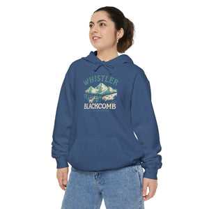 Whistler Blackcomb British Columbia Comfort Colors Unisex Hoodie