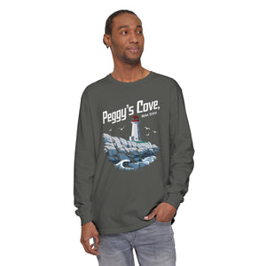 Peggy’s Cove Nova Scotia Comfort Colors Unisex Long Sleeve T-Shirt