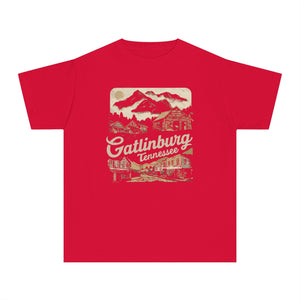 Gatlinburg Tennessee Great Smoky Mountains Comfort Colors Youth Kids T-Shirt