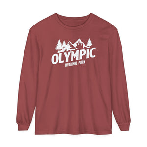 Olympic National Park Washington Comfort Colors Unisex Long Sleeve T-Shirt