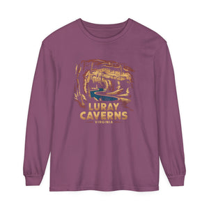 Luray Caverns Virginia Comfort Colors Unisex Long Sleeve T-Shirt