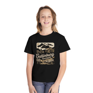 Gatlinburg Tennessee Great Smoky Mountains Comfort Colors Youth Kids T-Shirt