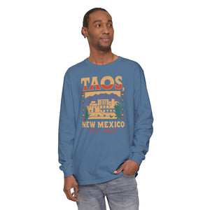 Taos New Mexico Comfort Colors Unisex Long Sleeve T-Shirt