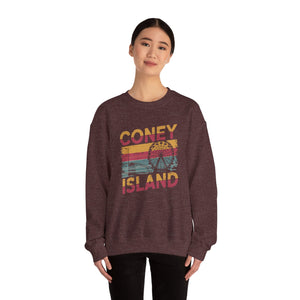 Coney Island New York Gildan Unisex Crewneck Sweatshirt