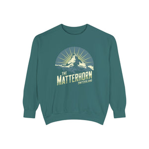 Matterhorn Switzerland Comfort Colors Unisex Sweatshirt