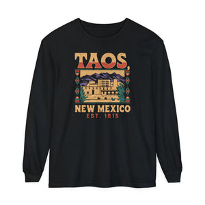 Taos New Mexico Comfort Colors Unisex Long Sleeve T-Shirt