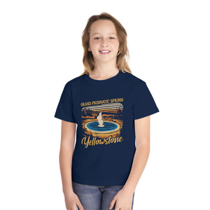 Grand Prismatic Spring Yellowstone Comfort Colors Youth Kids T-Shirt