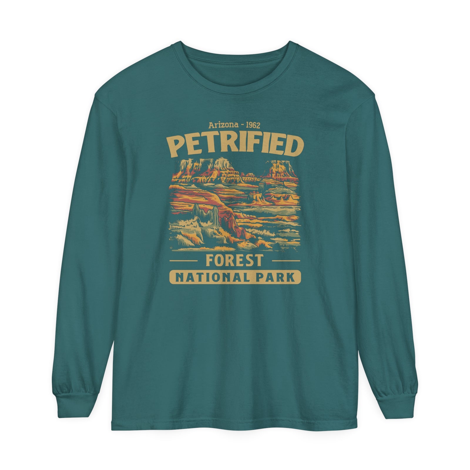 Petrified Forest National Park Arizona Comfort Colors Unisex Long Sleeve T-Shirt