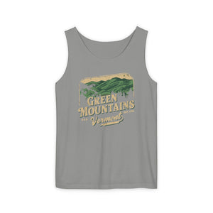 Green Mountains Vermont Comfort Colors Tank Top