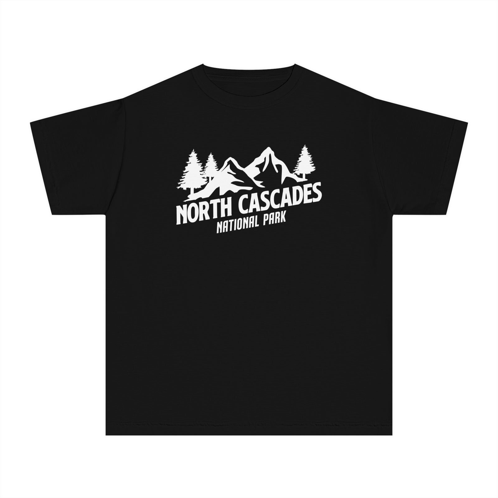 North Cascades National Park Washington Comfort Colors Youth Kids T-Shirt