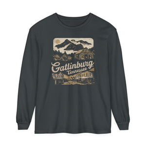 Gatlinburg Tennessee Great Smoky Mountains Comfort Colors Unisex Long Sleeve T-Shirt