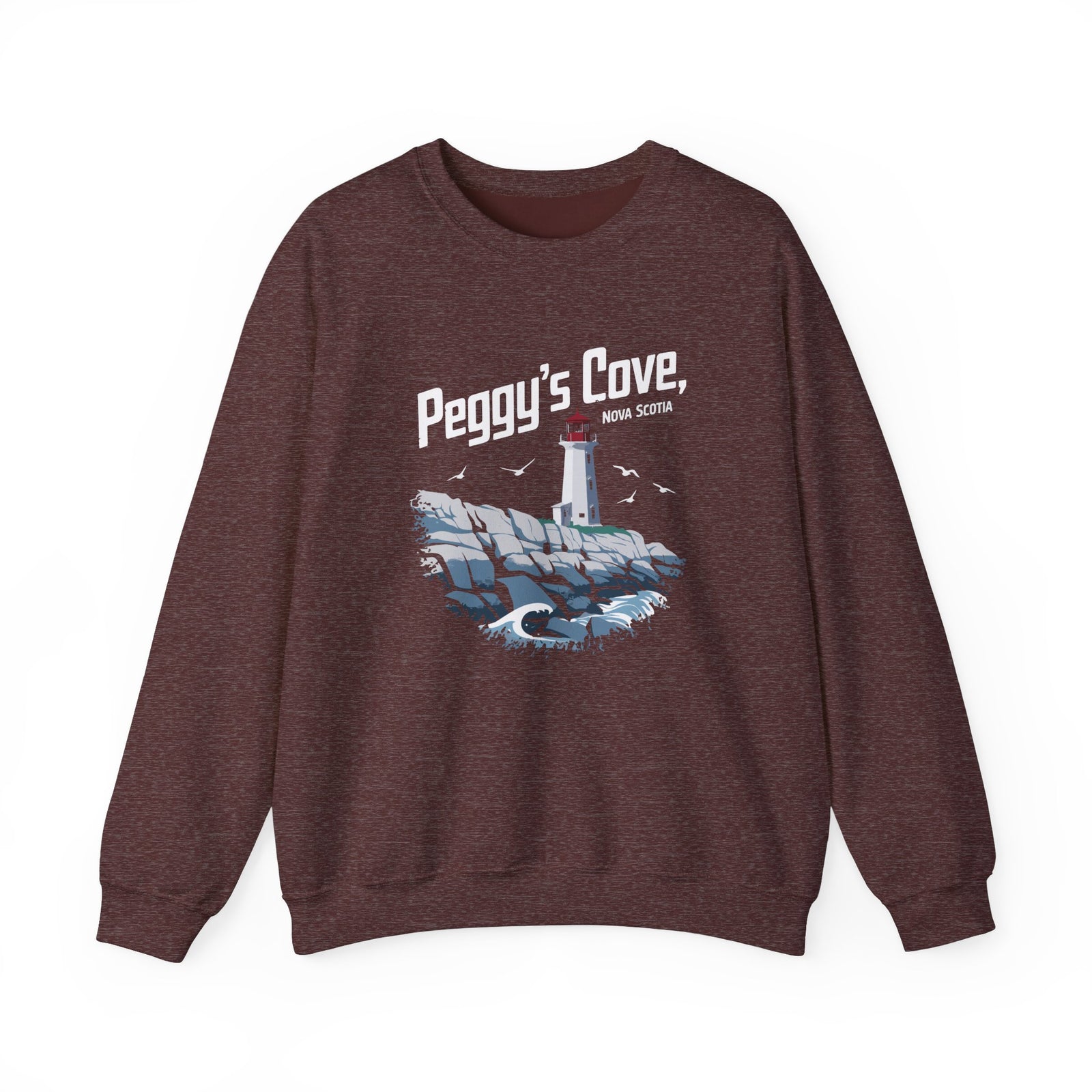 Peggy’s Cove Nova Scotia Gildan Unisex Crewneck Sweatshirt