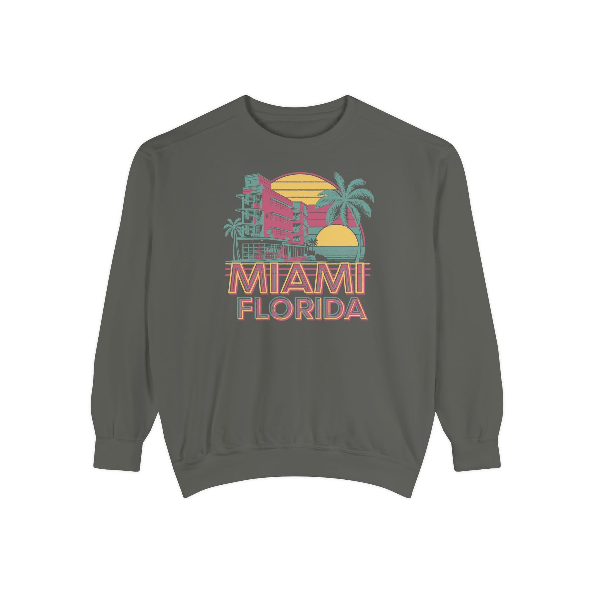 Miami Florida Comfort Colors Unisex Sweatshirt