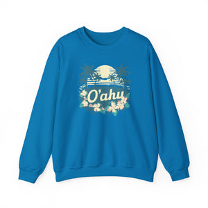 Oahu Hawaii Gildan Unisex Crewneck Sweatshirt
