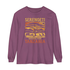 Serengeti Tanzania Comfort Colors Unisex Long Sleeve T-Shirt