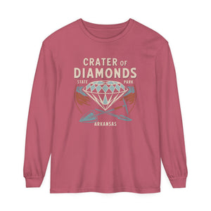 Crater of Diamonds State Park Arkansas Comfort Colors Unisex Long Sleeve T-Shirt