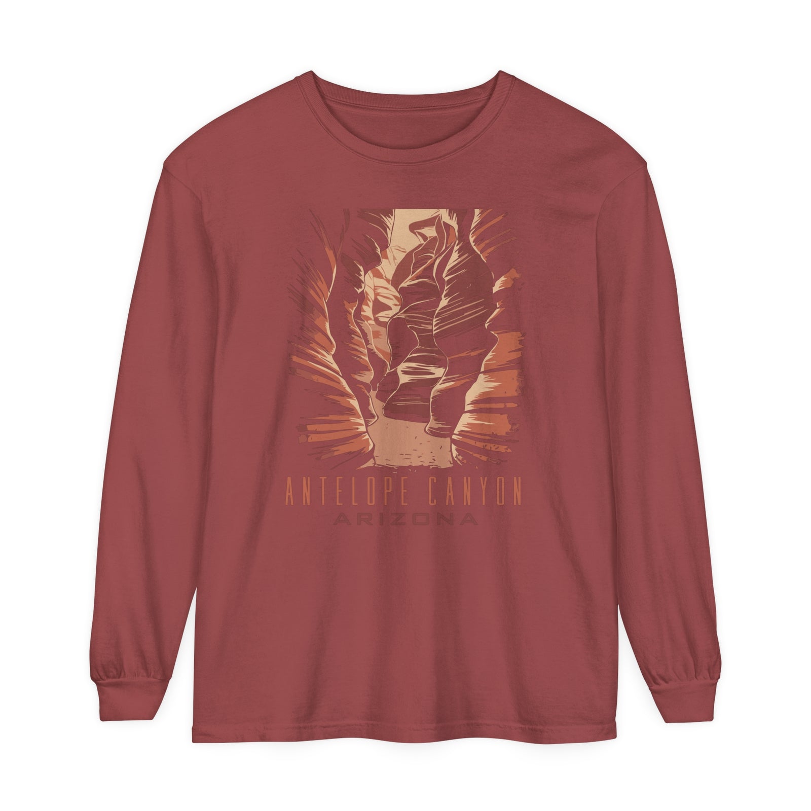 Antelope Canyon Arizona Comfort Colors Unisex Long Sleeve T-Shirt