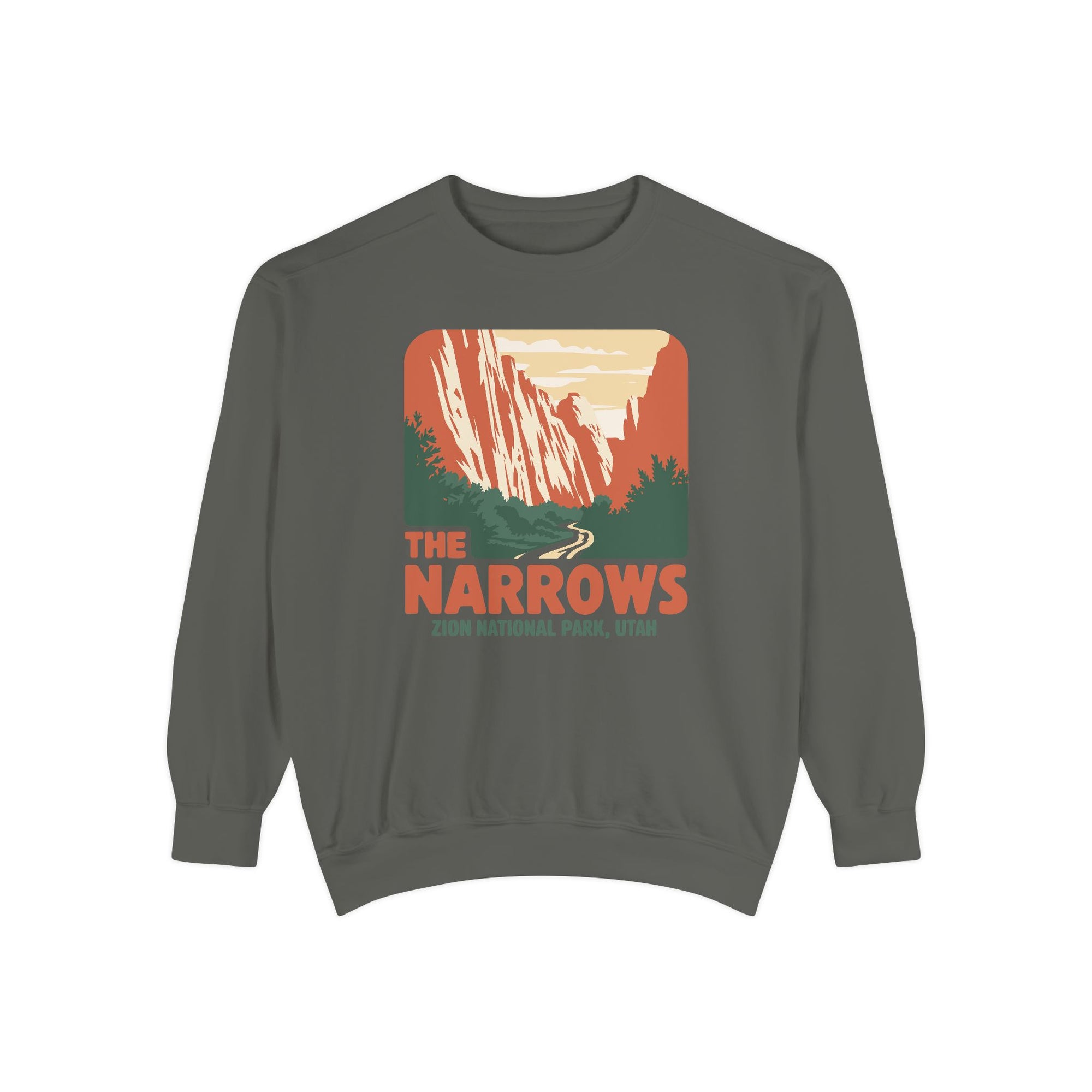 The Narrows Zion National Park Utah Comfort Colors Unisex Sweatshirt