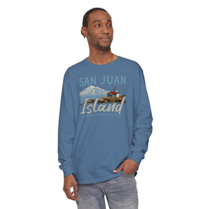 San Juan Island Washington Comfort Colors Unisex Long Sleeve T-Shirt