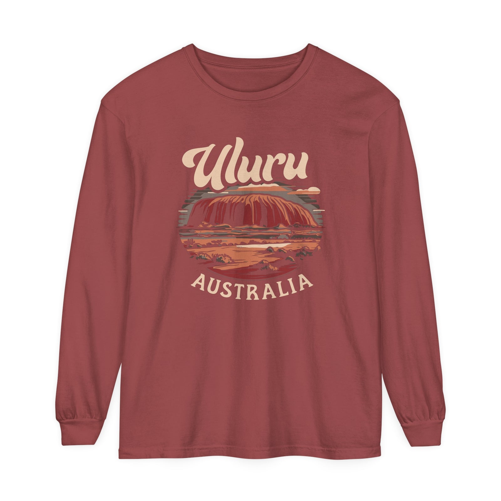 Uluru Australia Comfort Colors Unisex Long Sleeve T-Shirt