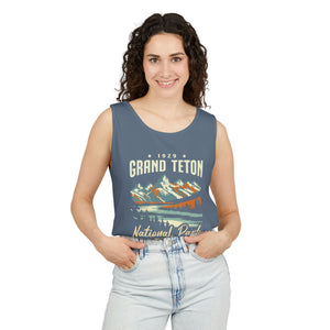Grand Teton National Park Wyoming Comfort Colors Tank Top
