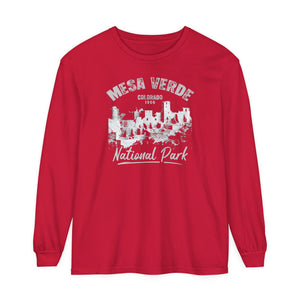 Mesa Verde National Park Colorado Comfort Colors Unisex Long Sleeve T-Shirt