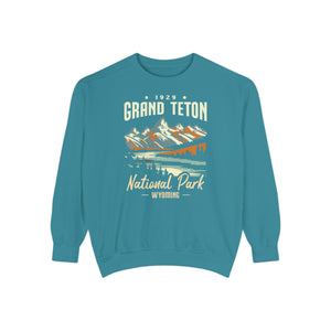 Grand Teton National Park Wyoming Comfort Colors Unisex Sweatshirt