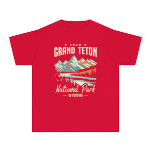 Grand Teton National Park Wyoming Comfort Colors Youth Kids T-Shirt