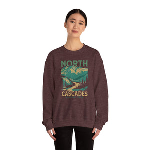North Cascades National Park Washington Gildan Unisex Crewneck Sweatshirt