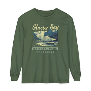 Glacier Bay National Park Alaska Comfort Colors Unisex Long Sleeve T-Shirt
