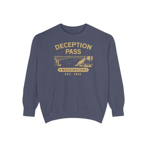 Deception Pass Washington Comfort Colors Unisex Sweatshirt