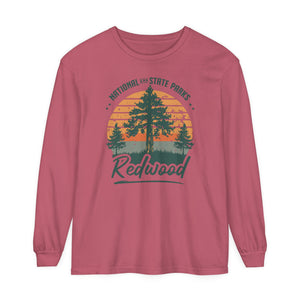 Redwood National Park California Comfort Colors Unisex Long Sleeve T-Shirt