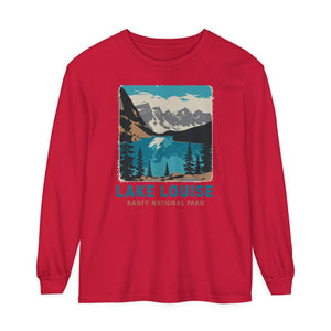 Lake Louise Banff National Park Alberta Comfort Colors Unisex Long Sleeve T-Shirt
