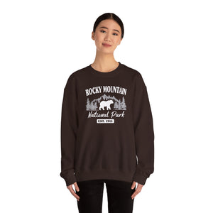 Rocky Mountain National Park Colorado Gildan Unisex Crewneck Sweatshirt
